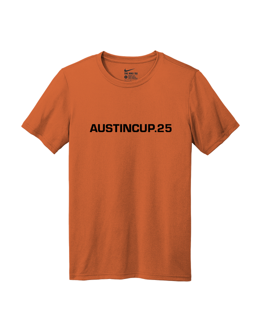 Austin Cup 2025 S/S Nike Dri-Fit Tshirt Text Logo