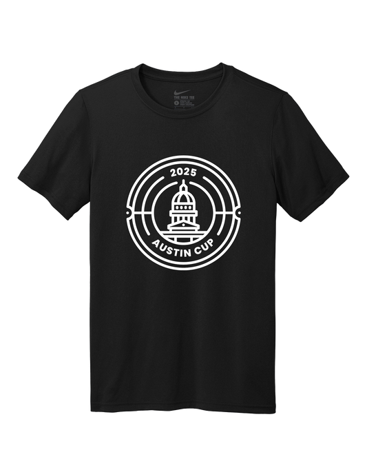 Austin Cup 2025 Youth Nike S/S Dri-Fit T-Shirt Primary Logo