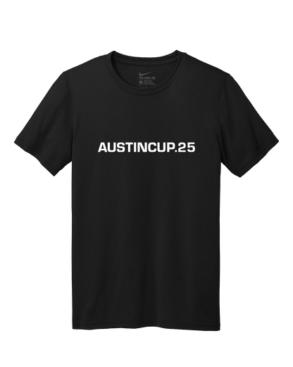 Austin Cup 2025 Youth Nike S/S Dri-Fit T-Shirt Text Logo