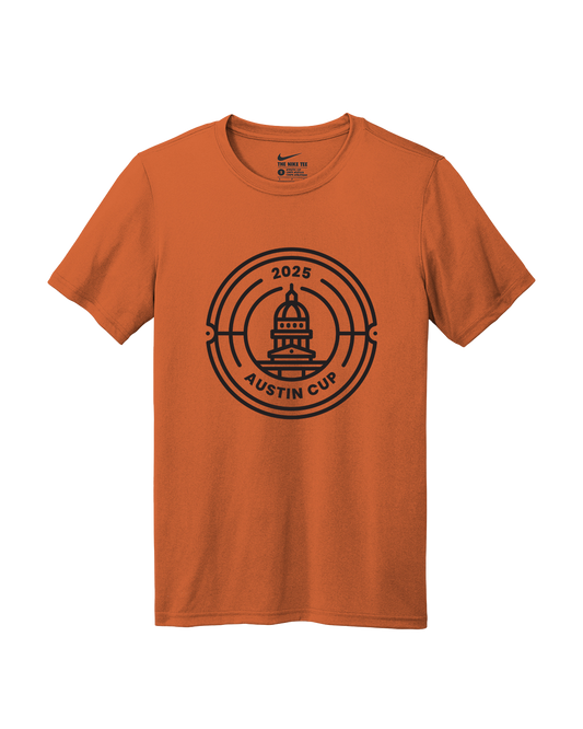 Austin Cup 2025 S/S Nike Dri-Fit Tshirt Primary Logo