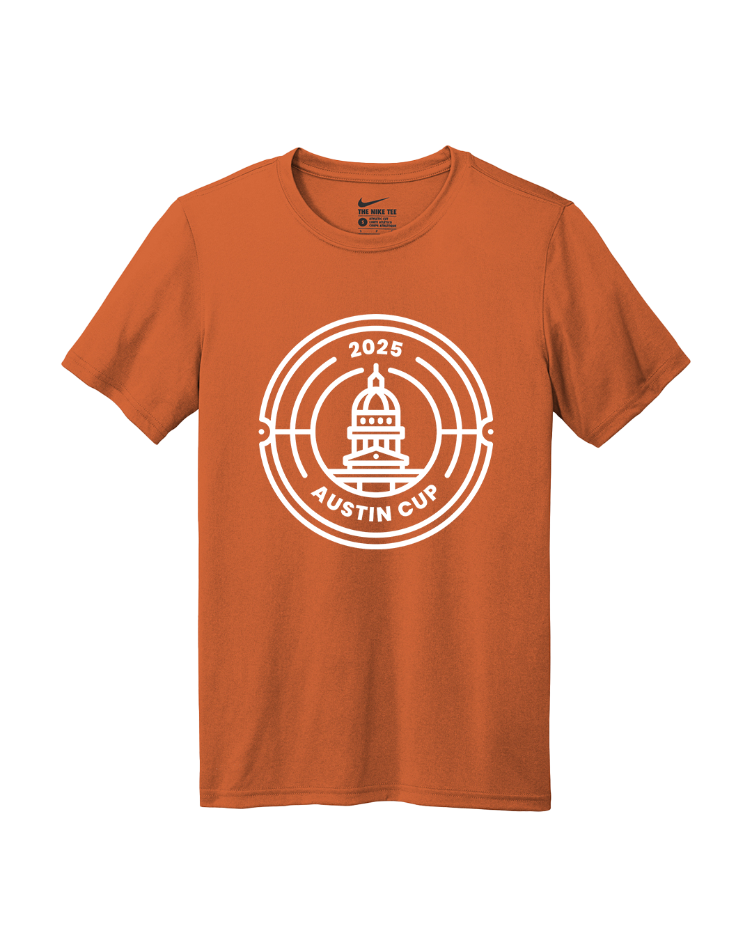 Austin Cup 2025 Youth Nike S/S Dri-Fit T-Shirt Primary Logo
