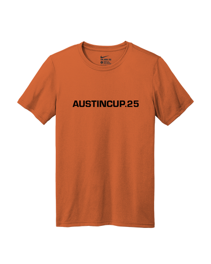 Austin Cup 2025 S/S Nike Dri-Fit Tshirt Text Logo