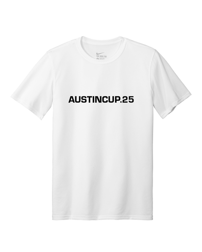 Austin Cup 2025 S/S Nike Dri-Fit Tshirt Text Logo