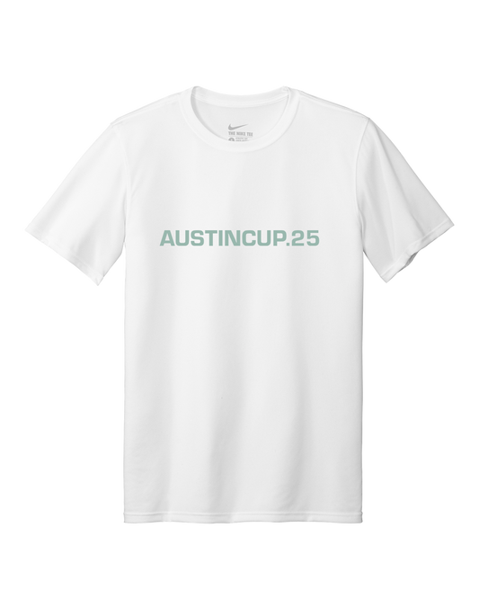 Austin Cup 2025 Youth Nike S/S Dri-Fit T-Shirt Text Logo