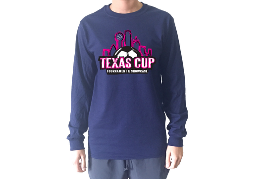 TX Cup Skyline L/S T-Shirt - Navy