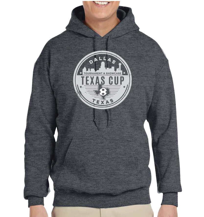 TX Cup Classic Hoodie - Dark Heather Grey