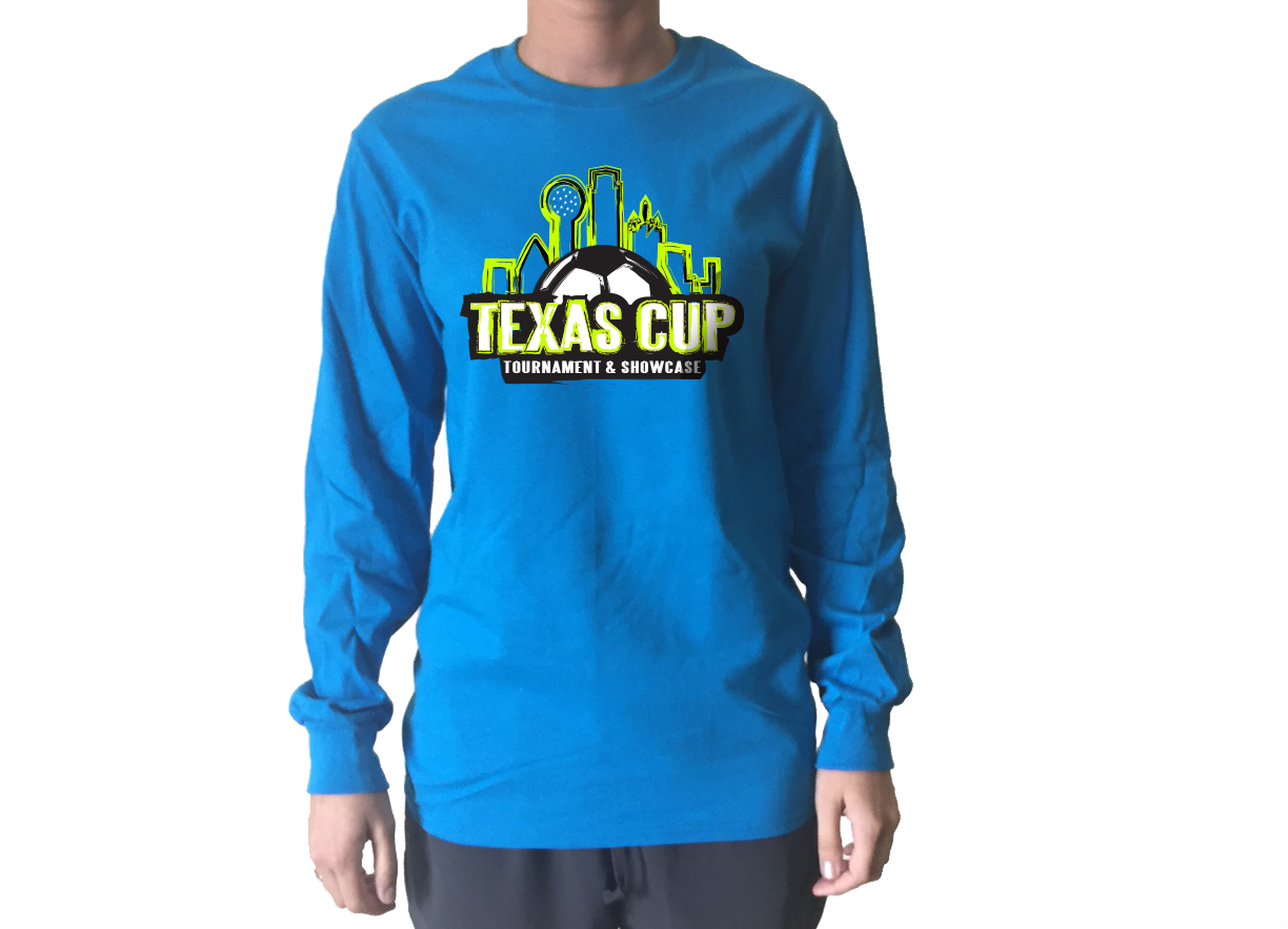 TX Cup Skyline L/S T-Shirt - Sapphire Blue